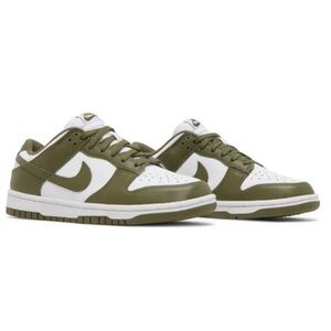 Nike Men's Olive and White Sneakers